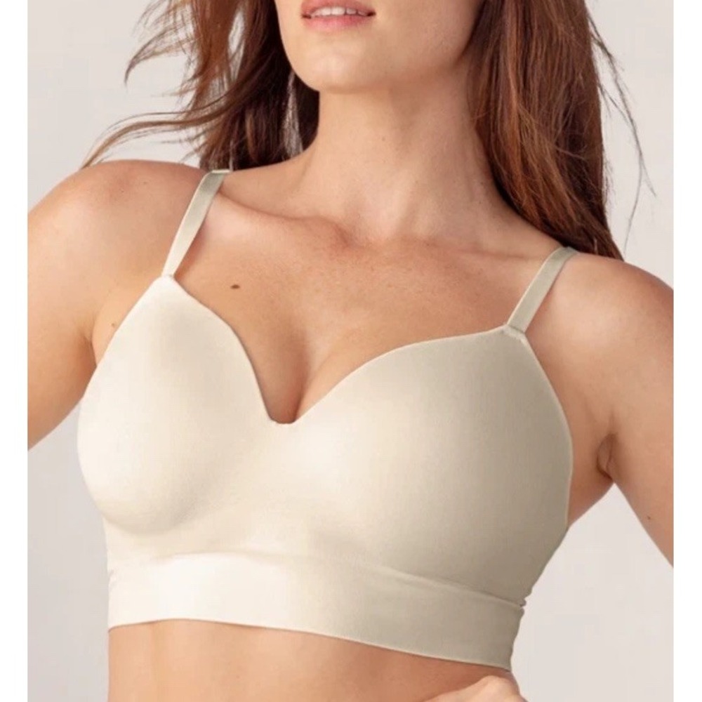 Shapermint Truekind Supportive Comfort Wireless Shaping Bra Women's Size Small